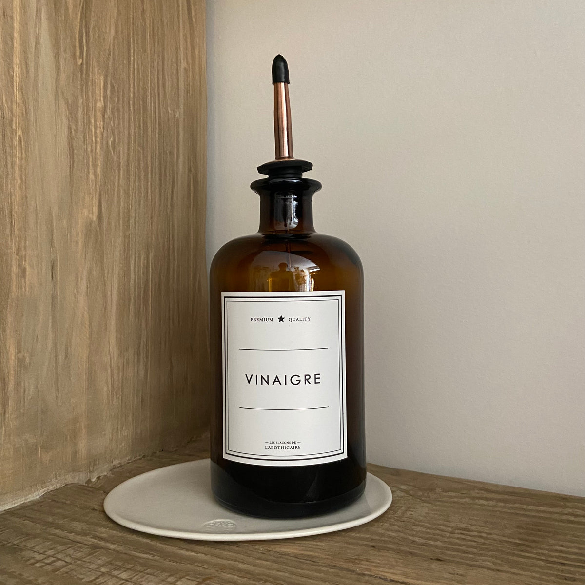MGE Set Huilier Vinaigrier Verre Anti-Goutte 2 Bouteilles + Support + Salière Poivrière – Design Élégant Pour Cuisine Et Table – Idéal Huile D’Olive & Vinaigre Balsamique