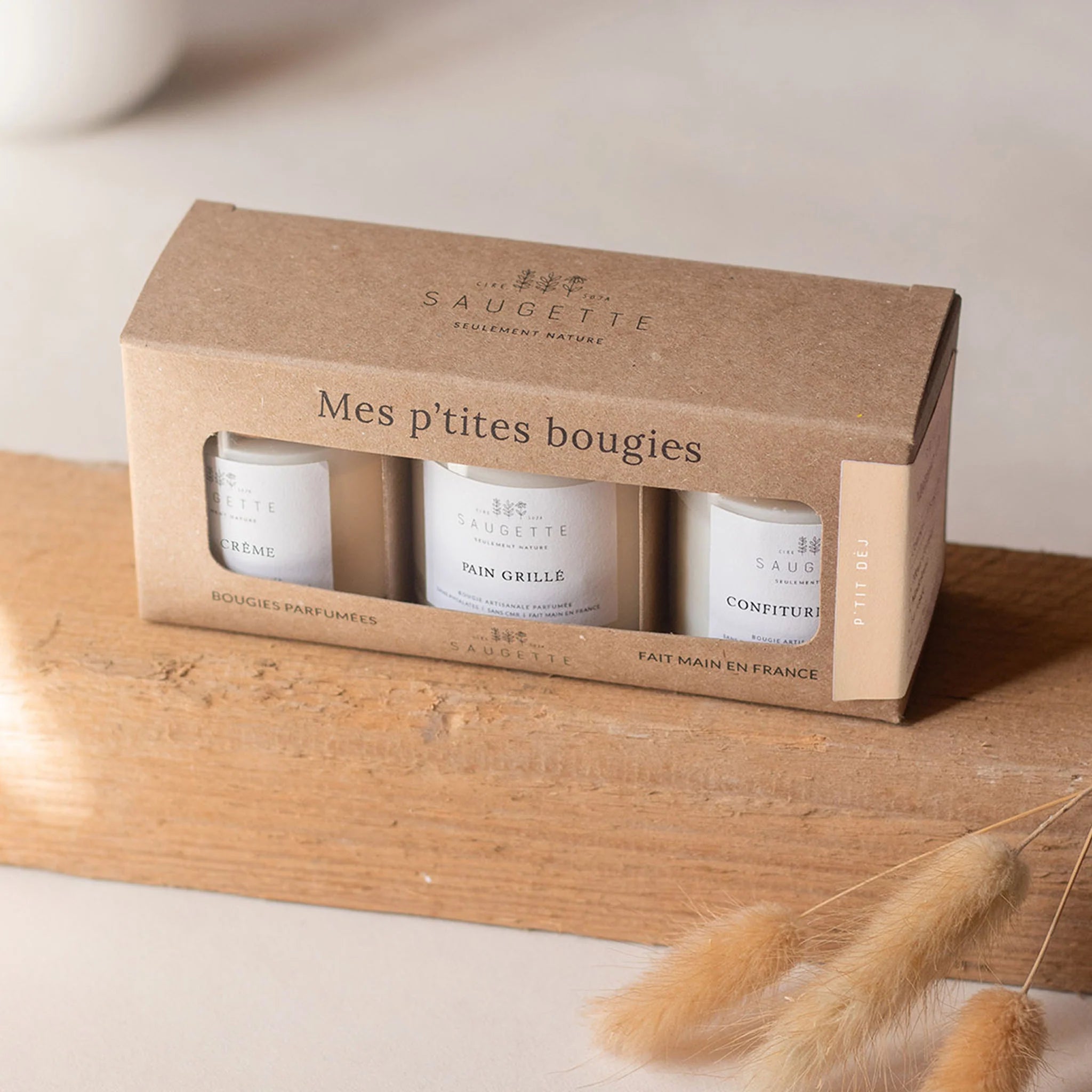 Coffrets de 3 bougies parfumées