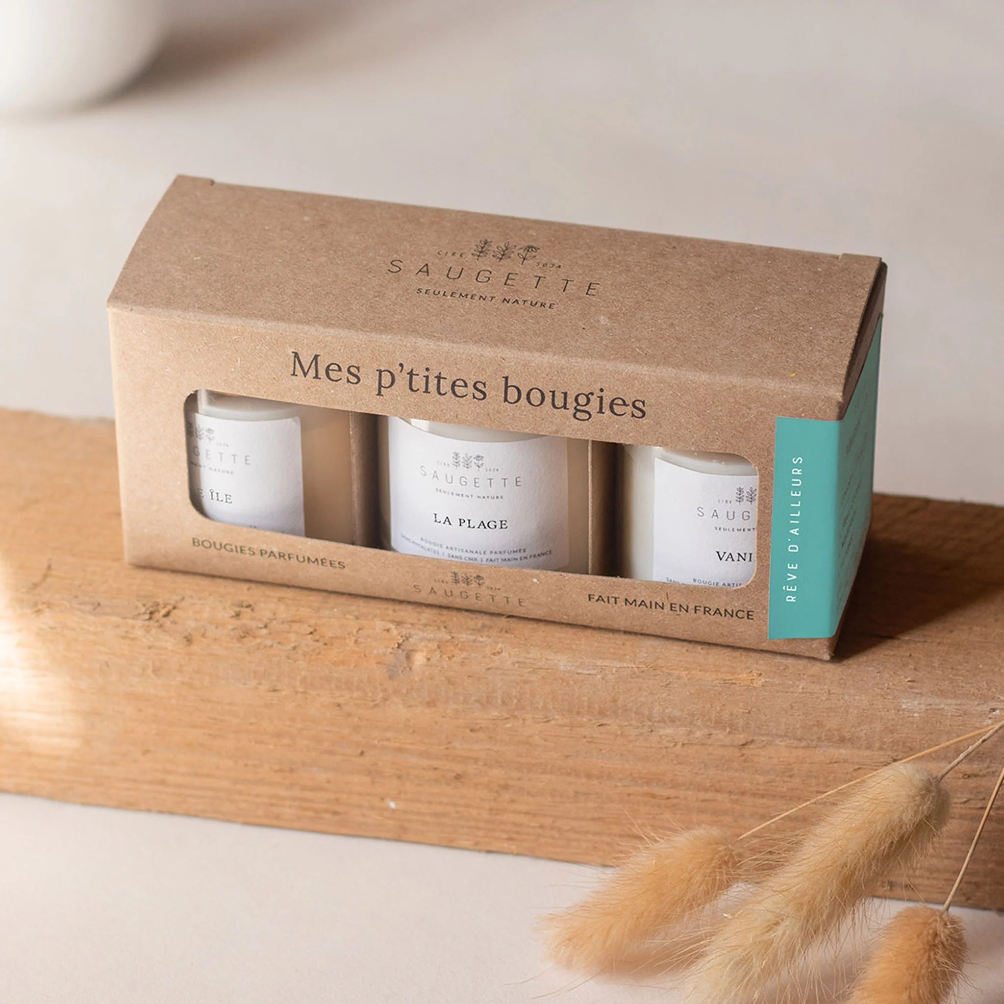 Coffrets de 3 bougies parfumées