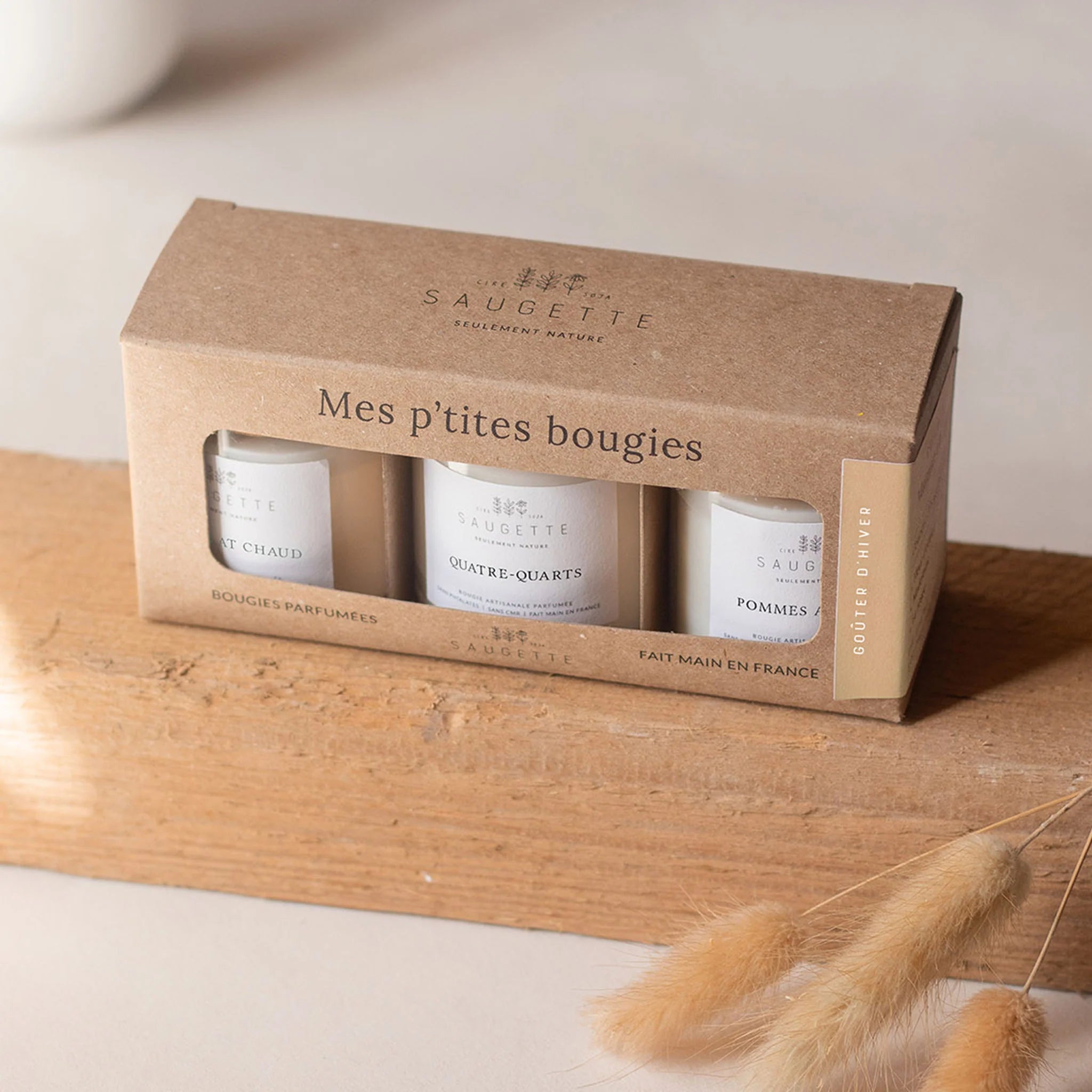 Coffrets de 3 bougies parfumées