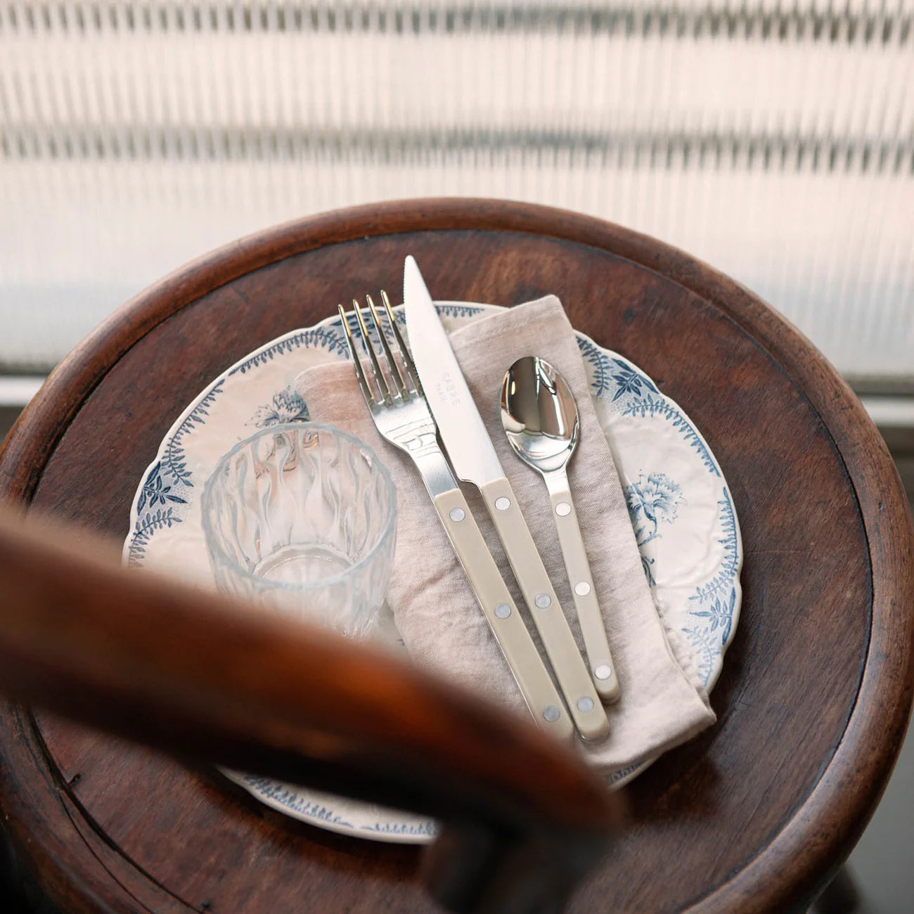 Couverts bistrot crème