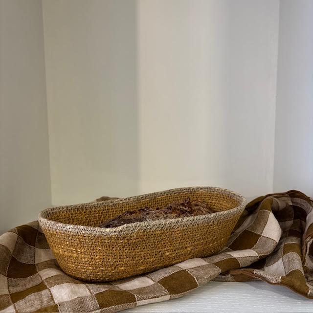 Panier en jonc de mer