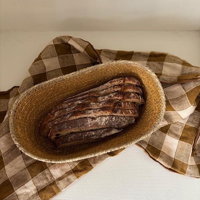 Panier en jonc de mer