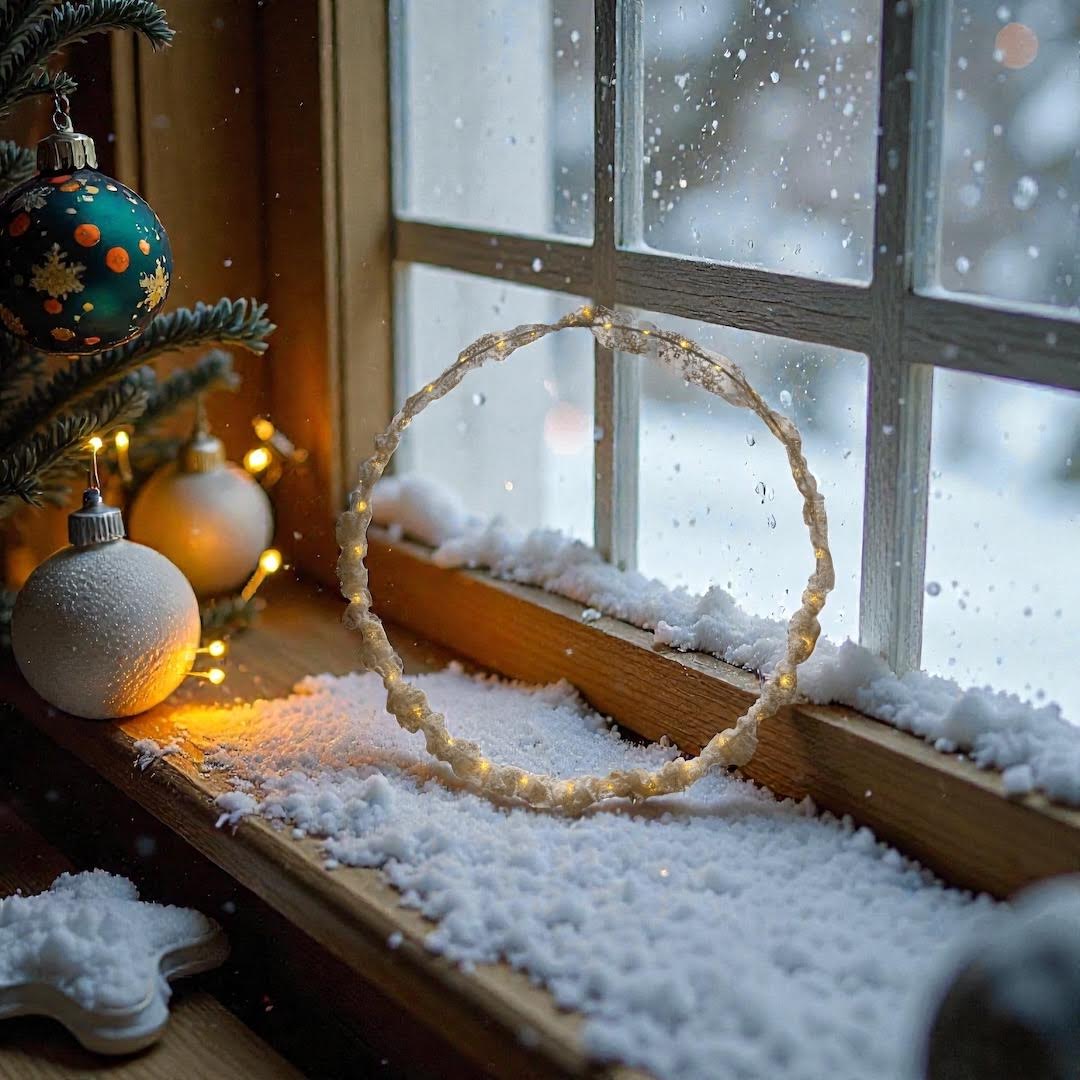 Couronne lumineuse dentelle