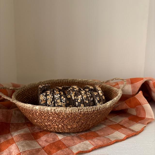 Panier en jonc de mer