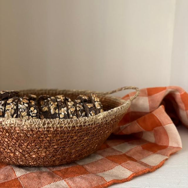 Panier en jonc de mer