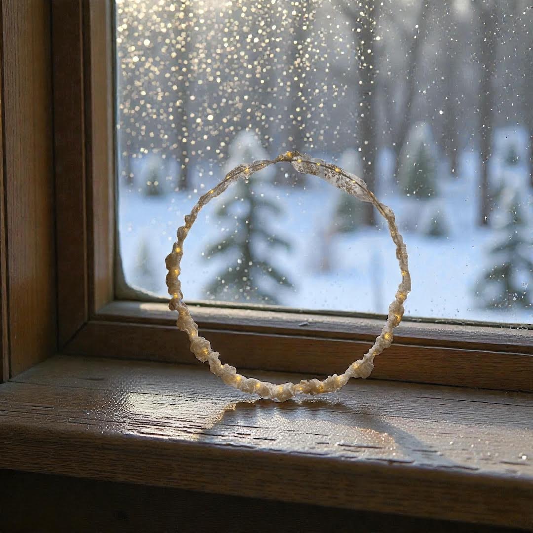 Couronne lumineuse dentelle