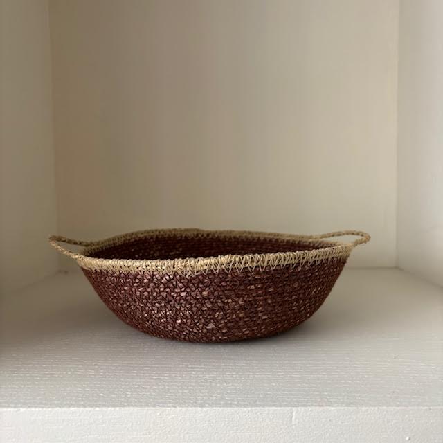 Panier en jonc de mer