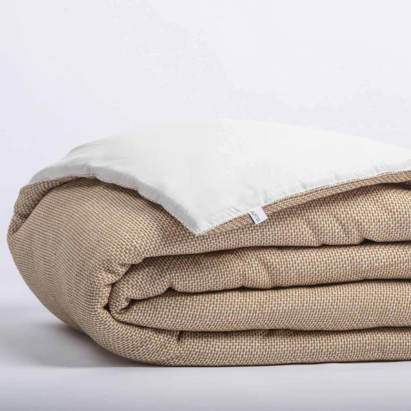 Bout de lit en coton texturé