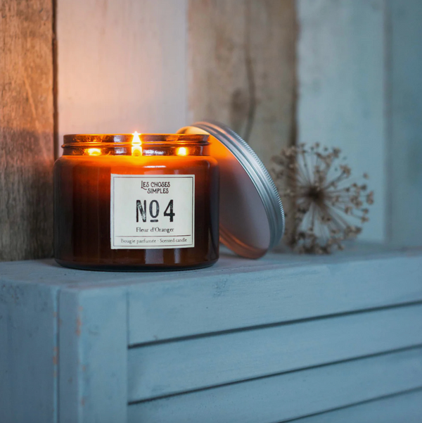 "Orange blossom" scented candle