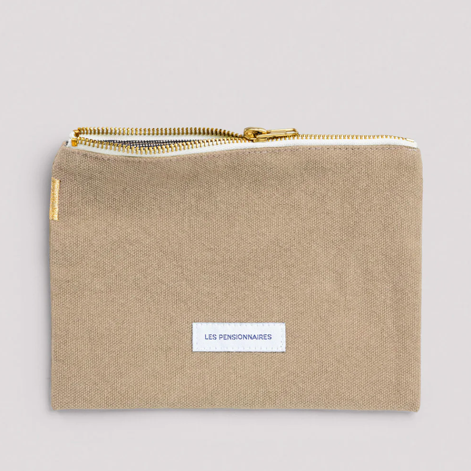 Petite pochette en toile de coton bio