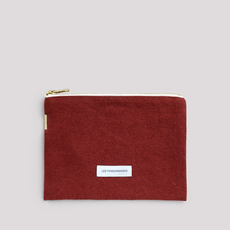 Petite pochette en toile de coton bio