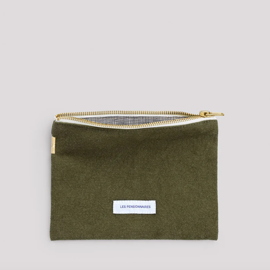 Petite pochette en toile de coton bio