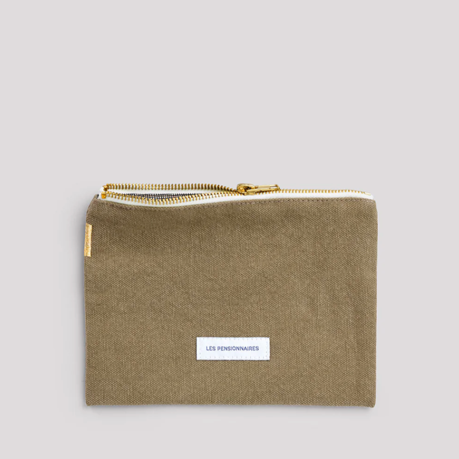 Petite pochette en toile de coton bio