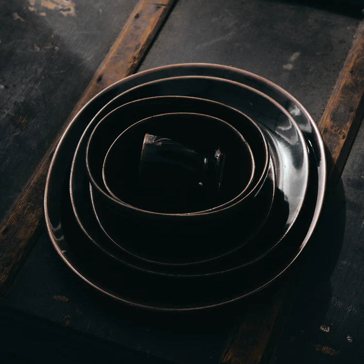 Assiette creuse en grès