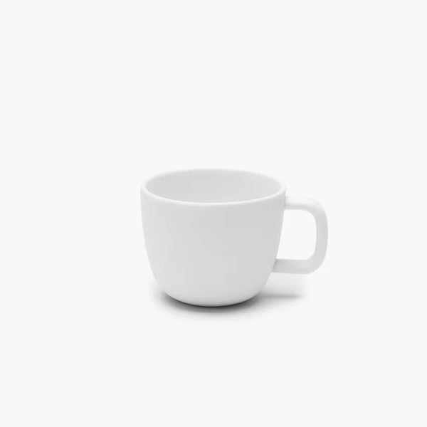 Tasse a expresso porcelaine blanc-mat