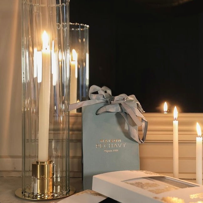 Éclairage et lampes du XXe siècle bougeoirs en verre Éclairage et lampes du XXe siècle bougeoirs en verre