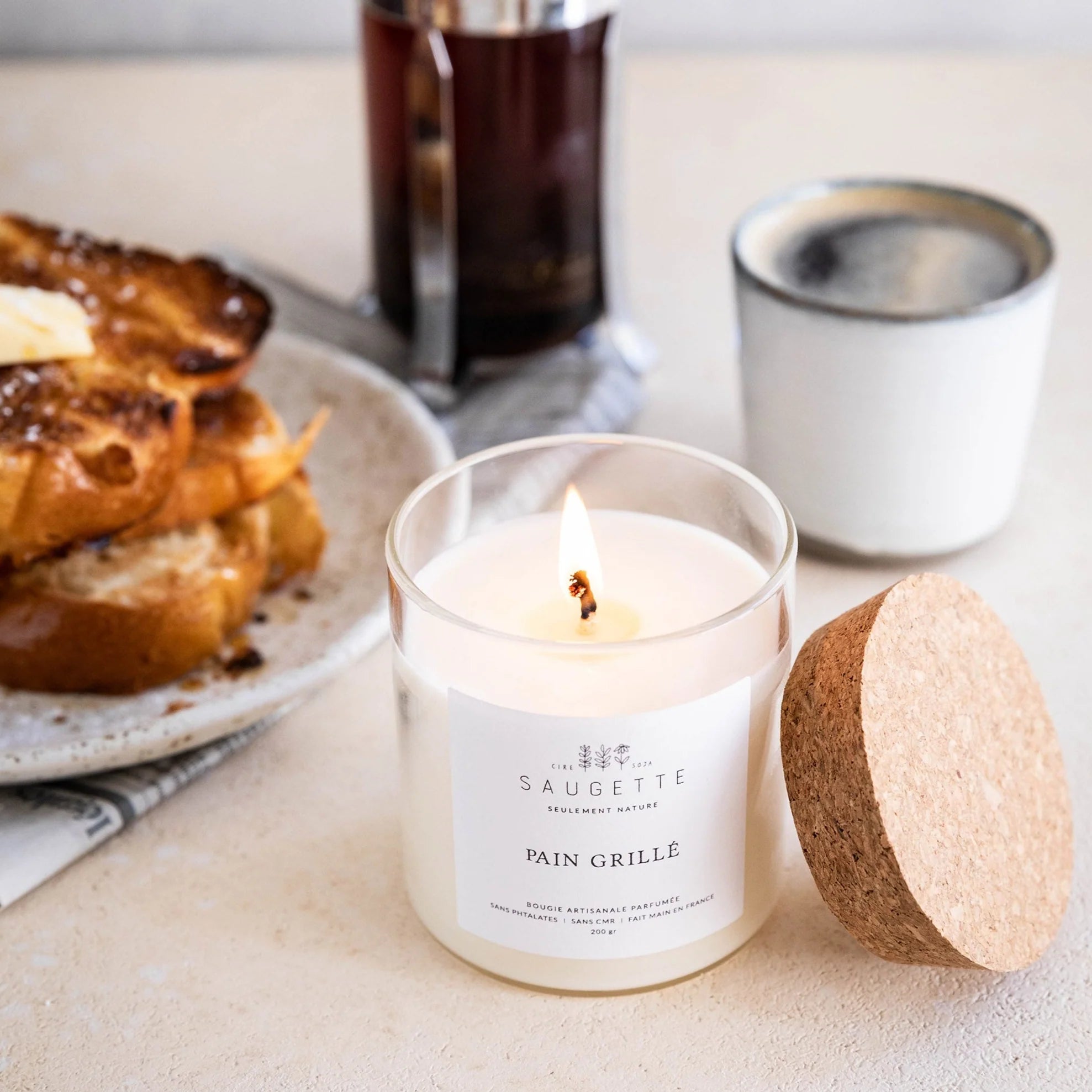 Bougie soirée d'hiver