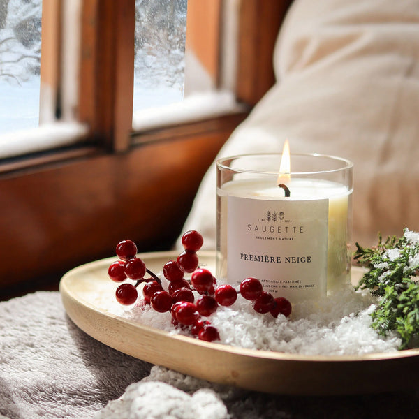 Bougie soirée d'hiver