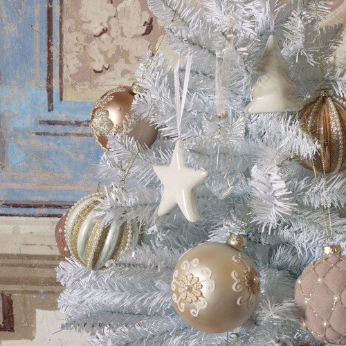 Set de 3 décorations de Noël en céramique