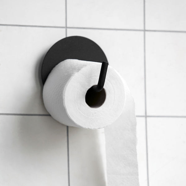 Metal toilet paper holder