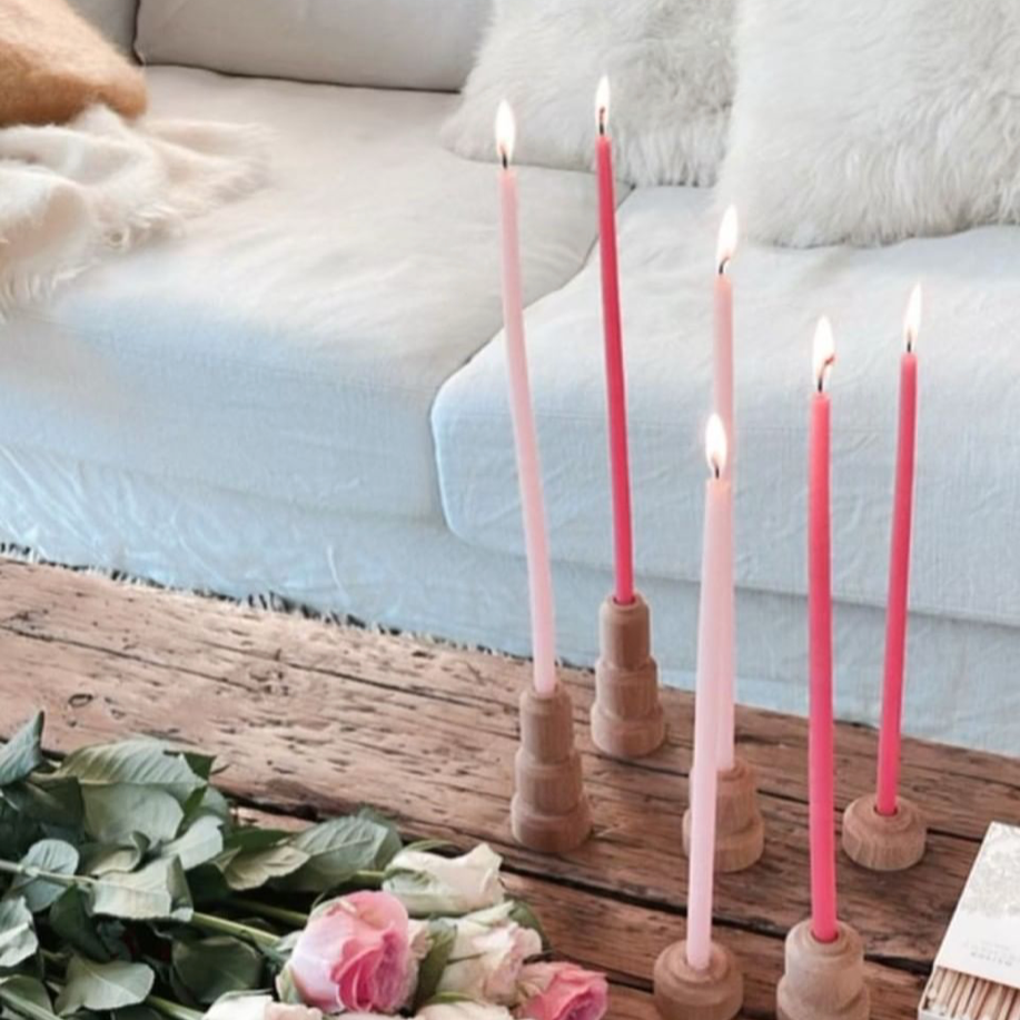 Coffret allumettes & bougies fines La vie en rose – Le Repère